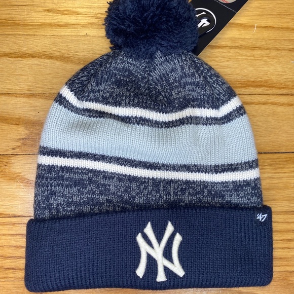 New York Yankees MLB '47 Brand Winter Beanie Knit - Picture 1 of 2